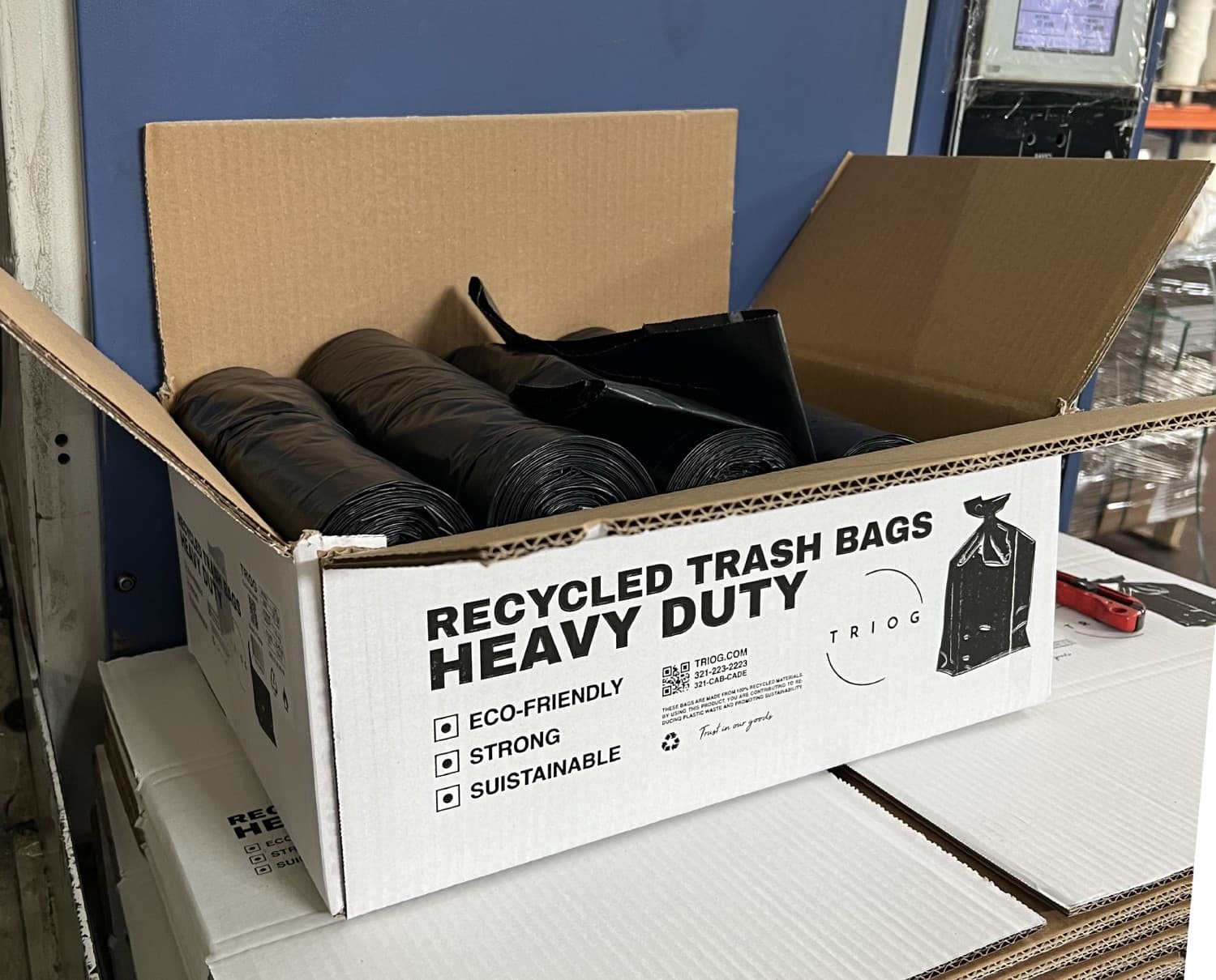45 Gal Heavy Duty Black Can Liners - view 2